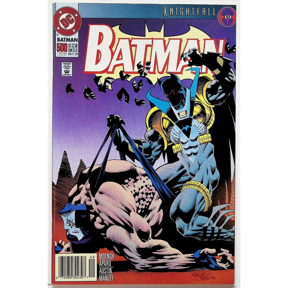 Batman #500 (1993) Newsstand Edition DC Comics Knightfall Key Issue NM-